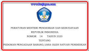 Pengangkatan petugas pengadaan barang atau jasa (pbj) pada satuan pendidikan berdasarkan keputusan musyawarah kepala sekolah, dewan guru, komite. Permendikbud Nomor 14 Tahun 2020 Pedoman Pengadaan Barang Jasa Oleh Satuan Pendidikan