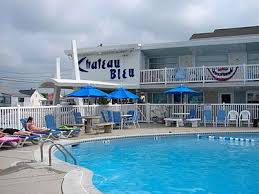 Chateau Bleu Motel North Wildwood Nj Built 1962 The Heart Pool Googie North Wildwood Googie Architecture