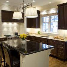 You can match them with dark flooring, a dark accent wall or a dark countertop. Smart Idea Backsplash Ideas For Dark Cabinets And Dark Countertops