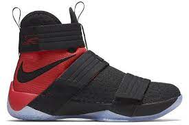 Nike's designer jason petrie got surgical designing every detail and feature of the lebron 18 shoe. Authentic Nike Lebron James Soldier 10 Red Black Space 844378 006 Mens Girls Basketball Shoes Mens Nike Shoes Nike Basketball Shoes