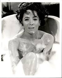 LAE3 Original Photo LINDA CRISTAL BUBBLE BATH THE HIGH CHAPARRAL ACTRESS