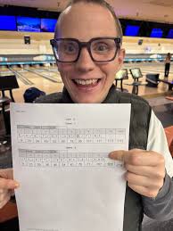 Jeremy got a TURKEY at the bowling alley today (3 strikes in a row!!!) 🦃  Guess Thanksgiving came early this year! #GobbleGobble #BowlingWin  #StrikeMaster