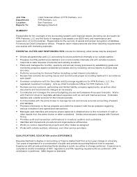 It is critical to the success of an organisation, and requires a. Cfo Fpr Job Description 2011 3