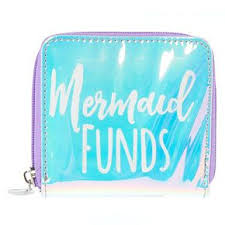 Petit Porte Monnaie Zipp Eacute Iris Eacute Mermaid Funds Cute Wallets Wallets For Girls Zip Wallet