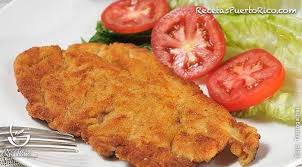 Bistec Empanizado A La Milanesa Filete De Pollo Empanado Recetas Bistec De Pollo Recetas Milanesas De Pollo Y Recetas