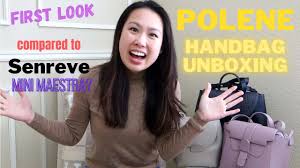 The numéro douze mini is a tote bag of sculptural design whose shape and curves are modelled by the beautiful leather from which it is created. Polene Handbag Unboxing First Look Vs Senreve Mini Maestra 50 Off Youtube