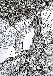 Our online collection of easy and adult coloring pages feature the best. Adult Tree Coloring Pages