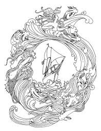 The ocean seems to change color in different places. Ocean Waves Coloring Pages For Adults Allnaturecolor Us