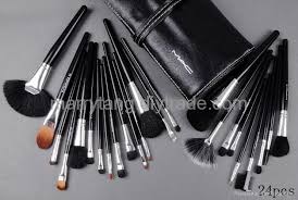 24 pcs set mac makeup brushes whole