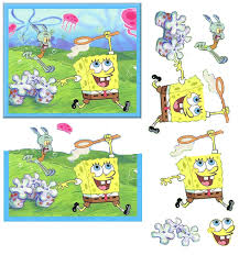 Bob L Eponge Carte 3d Dessin Anime Et Carterie