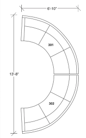 Large Half Circle Sectional Sofa By Milo Baughman For Thayer Coggin Circle Sofa Curved Sofa Living Room Living Room Sofa Design