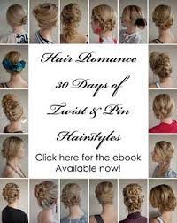 The 30 Days Of Twist Pin Hairstyles Ebook Includes Over 30 Hairstyles With Tutorials And Full Instruc Hair Romance Pretty Hairstyles Braids For Short Hair