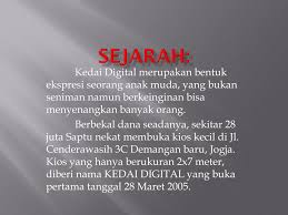 Beralamatkan di jalan affandi no.15b, santren, caturtunggal, kec. Ppt Ukm Kewirausahaan Kedai Digital Powerpoint Presentation Free Download Id 6965938