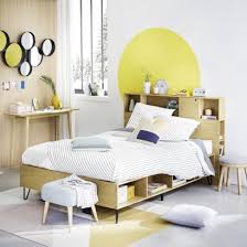 Ikea nordli white bed with headboard and storage tête de. Tete De Lit Avec Rangements 12 Modeles Pour La Chambre