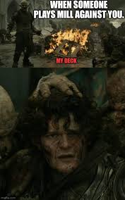 You bring great evil here mill players.