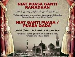 Sahaja aku berniat puasa esok hari qadha fardhu ramadan bersama puasa sunat enam hari bulan syawal kerana allah taala. Berita Viral Niat Puasa Ganti Ramadhan Facebook