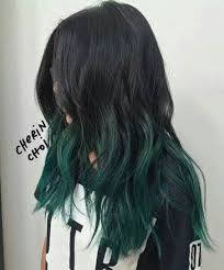 Best Hair Dyed Dark Black 61 Ideas Hair Color For Black Hair Dark Green Hair Green Hair Ombre