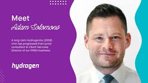A career at Hydrogen can take you all around the world. Adam Solomons can  confirm that as he started working at Hydrogen in 2008 and ever since he  has led both the EMEA and ASIA regions successfully