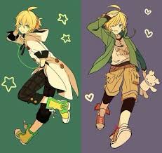 Kagamine len White edge & polar bear in love #kagaminelen #len #vocaloid