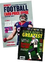 Research the trading card values of thousands … Beckett Football Card Price Guide Issue 33 Free Beckett Super Bowl S Greatest 2016