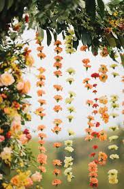 Beautiful Floral Garland Backdrop Faye Renee Indian Wedding Flowers Flower Garland Backdrop Flower Garland Wedding