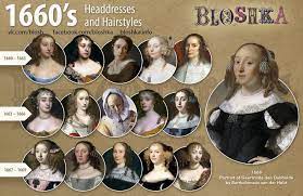 1660s Women S Headdresses 17th Century Bloshka 17th Century Fashion 17th Century Hairstyles Fashion History