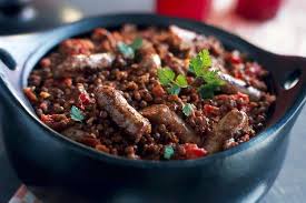 Lentilles Et Ses Saucisses Au Thermomix Recette Recette Lentilles Recette Thermomix Recette