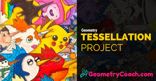 Draw a line from one side to the opposite side. Tessellation Project Geometrycoach Com