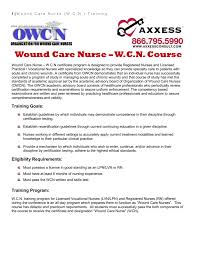 Even though many positions do not. Wound Care Nurse Wcn Course