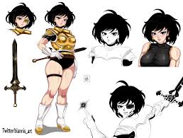 First time doing this , Heres my Saiyan OC named Brussel , also Fasha  little sister ! : rdbz