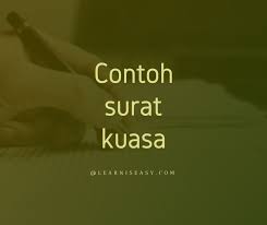 Hendaknya surat ini digunakan sebagaimana mestinya. 25 Contoh Surat Kuasa Resmi Baik Dan Benar Untuk Berbagai Situasi