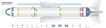 Seat Map Airbus A321 100 Air France Best Seats In Plane