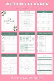 Wedding Planner In 2020 Wedding Planner Printables Wedding Organizer Planner Wedding Planner Kit