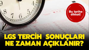 2021 lgs tercih sonuçları ne zaman açıklanacak? Lgs Tercih Sonuclari Icin Geri Sayim Heyecani