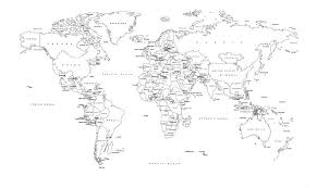 Accessing such a map in varieties is considered as a better option for the user as it describes the desired content or locations in a nice way. Black And White World Map Labeled Countries World Map Printable World Political Map Free Printable World Map