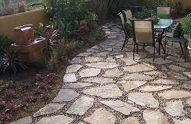 Just read carefully and follow every given steps for. Photo Flagstone Patio With Pebbles Stone Patio Designs Diy Stone Patio Pebble Patio