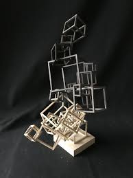 Interlocking Cube Design Space And Delineated Spaces 3d Design1 Project Mark Plettinck 2016 Demo Composition Art Conceptual Architecture Sculpture