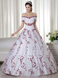 What kind of celebration do you imagine? Off White And Red Wedding Dresses Cheap Online
