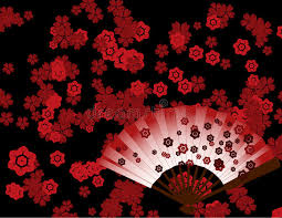 How to setup a wallpaper android. Japanese Flower Wallpaper With Fan Stock Vector Illustration Of Cherry Spring 41983985