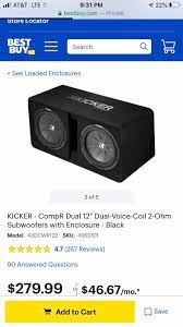 It gives more versatile car subwoofers with multipurpose working. Need Amp Suggestions For This Sub Went To Best Buy Today And The Guy Said I Would Need Two Amps To Power This One Is He Right What Would Be Your Personal