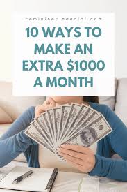 Bookkeepers record financial transactions for business owners. 10 Ways To Make An Extra 1000 A Month Feminine Financial