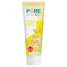 Jual Pure Kids Toothpaste Banana Pasta Gigi Odol Anak 50 Ml Online Desember 2020 Blibli