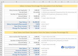 In a similar way, we can calculate the total change. How To Calculate Salary Increase Percentage In Excel Free Template