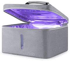 Ibune Uv Light Sanitizer Bag Uvc Sterilizer Box For Phone Keys Glasses Clothes Beauty Tools Kill 99 9 Of Germs Viruses Bacteria Beauty Tools Bags Sanitizer