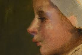 19th century Claude Hayes portrait of a young girl