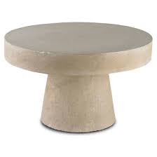 Circular round coffee table in antique walnut finish classic round coffee table offers simple, tailored elegance measures 30 inches in diameter by 18 inches high Jasmine Industrial Loft Beige Concrete Round Outdoor Coffee Table Concrete Coffee Table Outdoor Coffee Tables Round Coffee Table