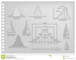 Paper Art Of Standard Deviation Diagrams With Population
