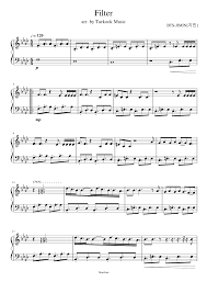 Bts Jimin Filter Piano Sheet Page 1 Piano Notes Songs Piano Sheet Piano Chords Chart