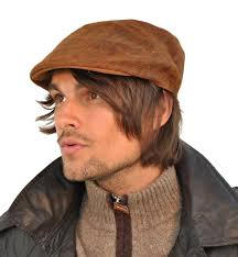 Eureka Stockade Soft Leather 5 Panel Flat Cap Peaky Blinder Vintage S-XL