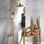 Antique brass shower system eBay